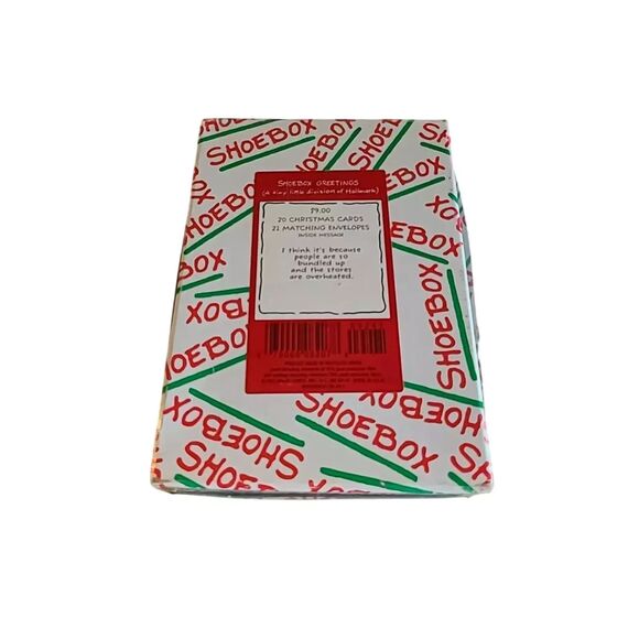 Shoebox Christmas Cards "The smell of Christmas is in the air" Hallmark Maxine - Picture 4 of 5
